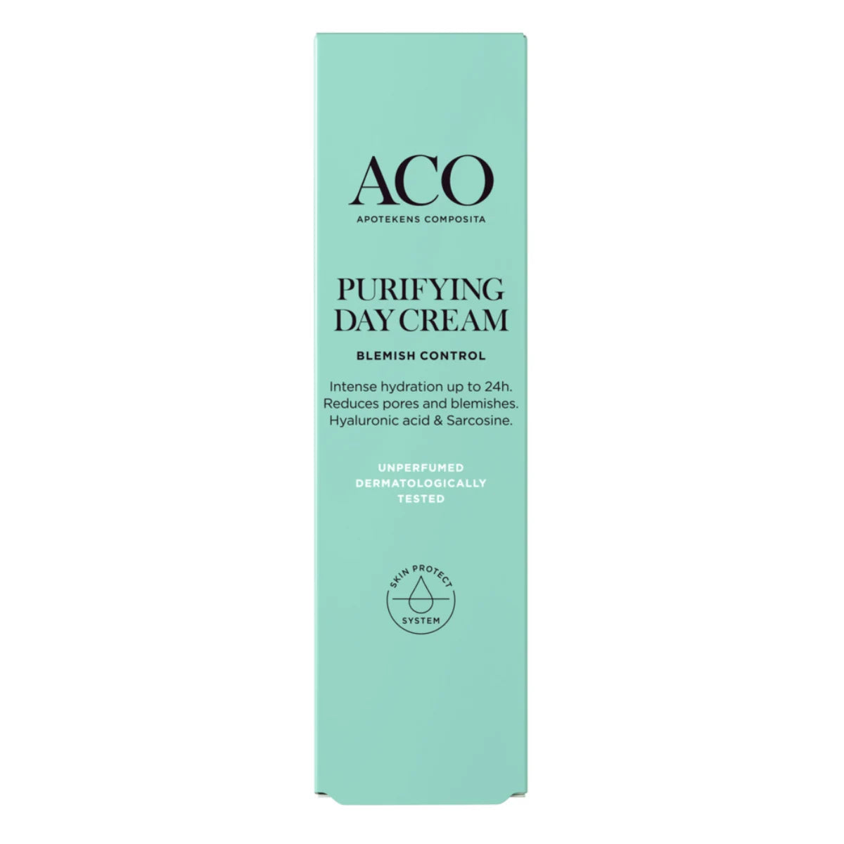 ACO Face Purifying Day Cream hajusteeton 50 ml – tasapainottava päivävoide epäpuhtaalle iholle