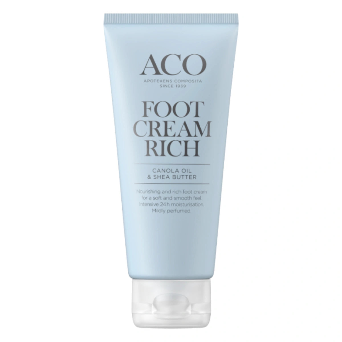 ACO Body Foot Cream Rich hajustettu jalkavoide 100 ml täyteläinen ja ravitseva