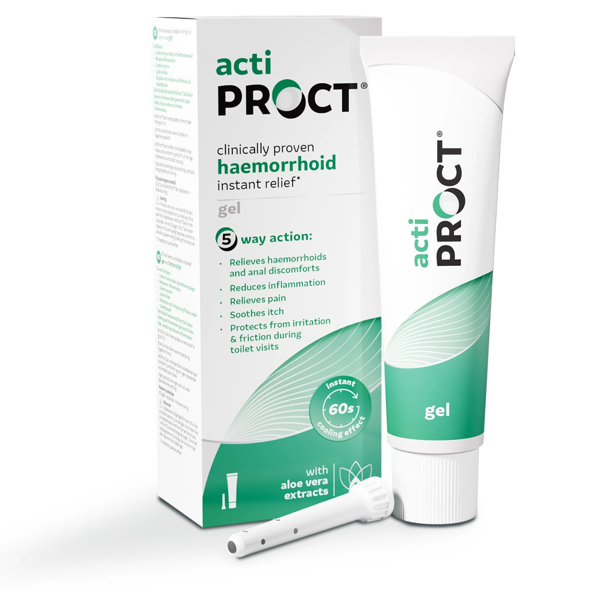 ActiProct Geeli + asetin 30 g – Tehokasta helpotusta peräpukamiin