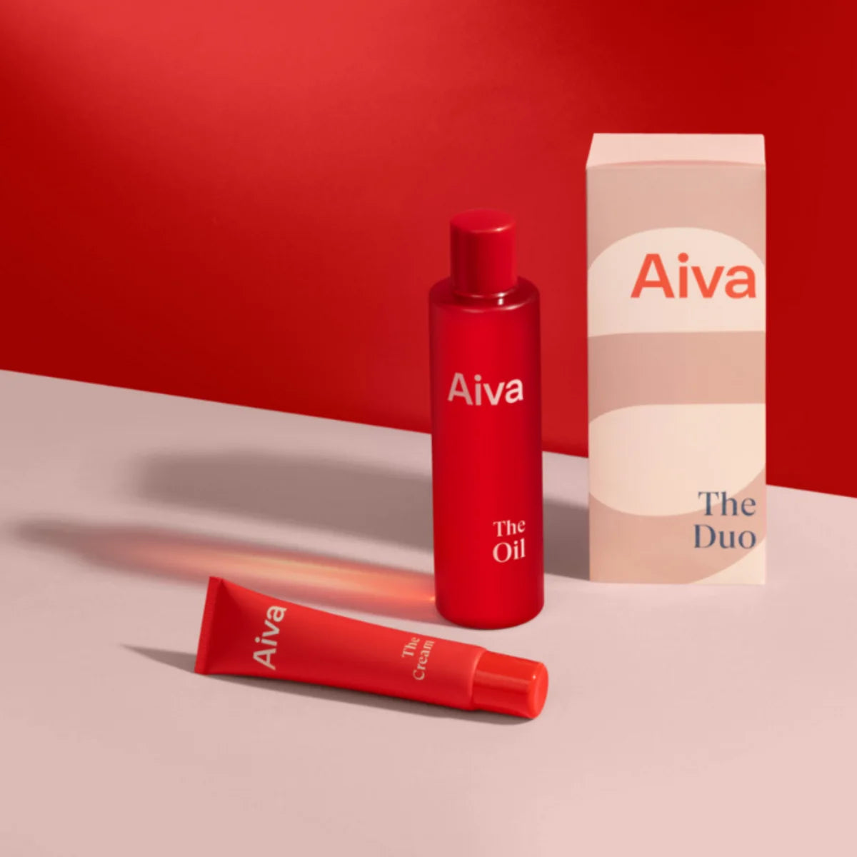 AIVA The Duo lahjapakkaus The Cream 40 + The Oil 200 ml