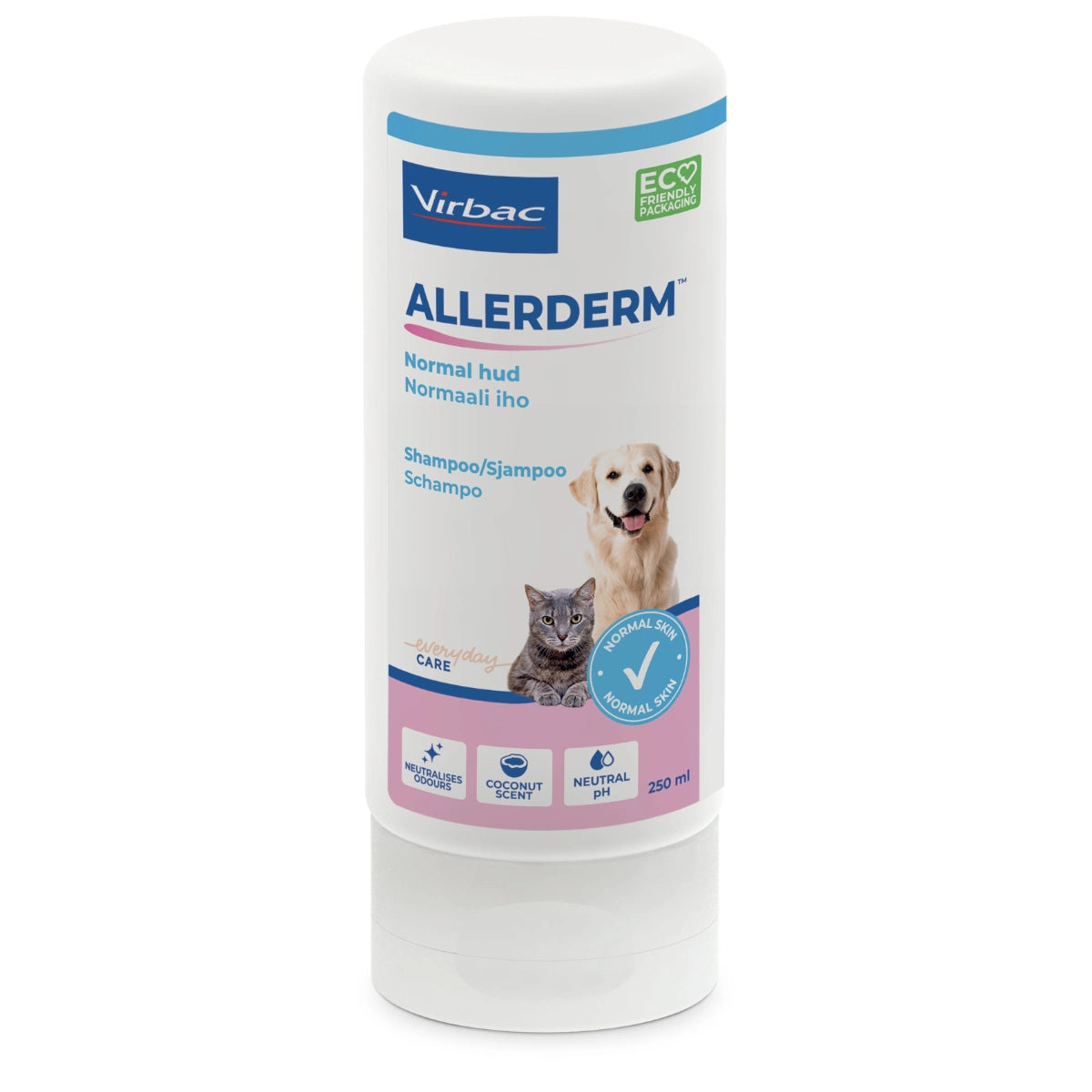 Allerderm Shampoo normal skin 250 ml eläimille