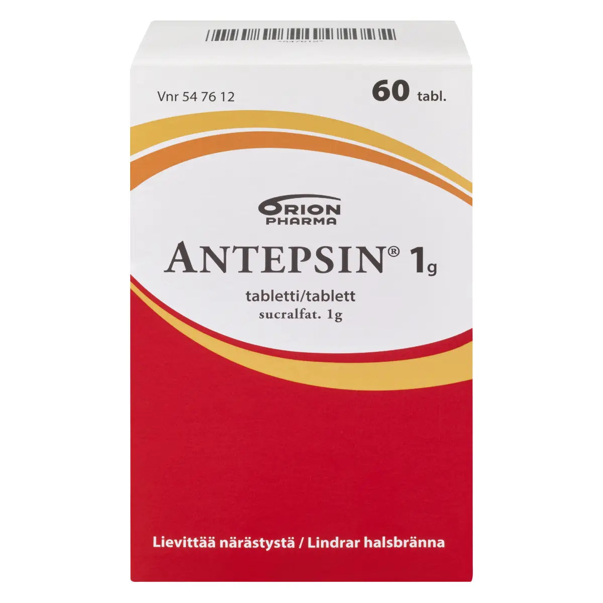 ANTEPSIN 1 g tabletti 60 kpl lievittää närästystä