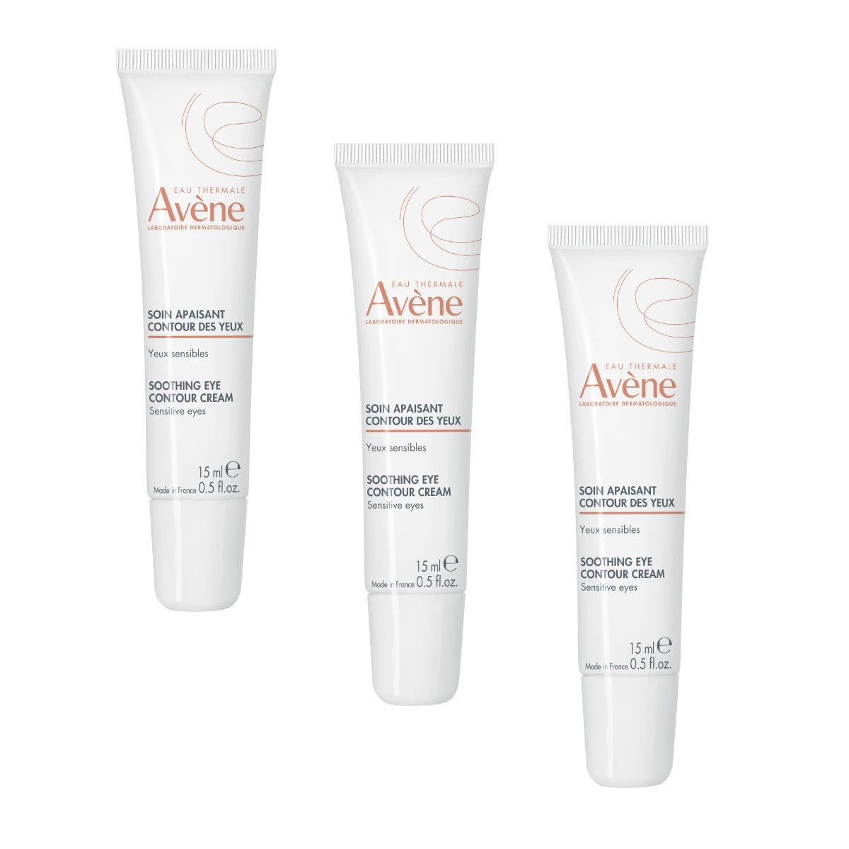Avene Soothing Eye Contour cream 3x15 ml rauhoittava silmänympärysvoide säästöpakkauksessa