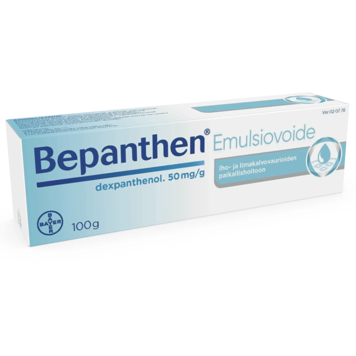 BEPANTHEN 50 mg/g emulsiovoide iho- ja limakalvovaurioiden hoitoon