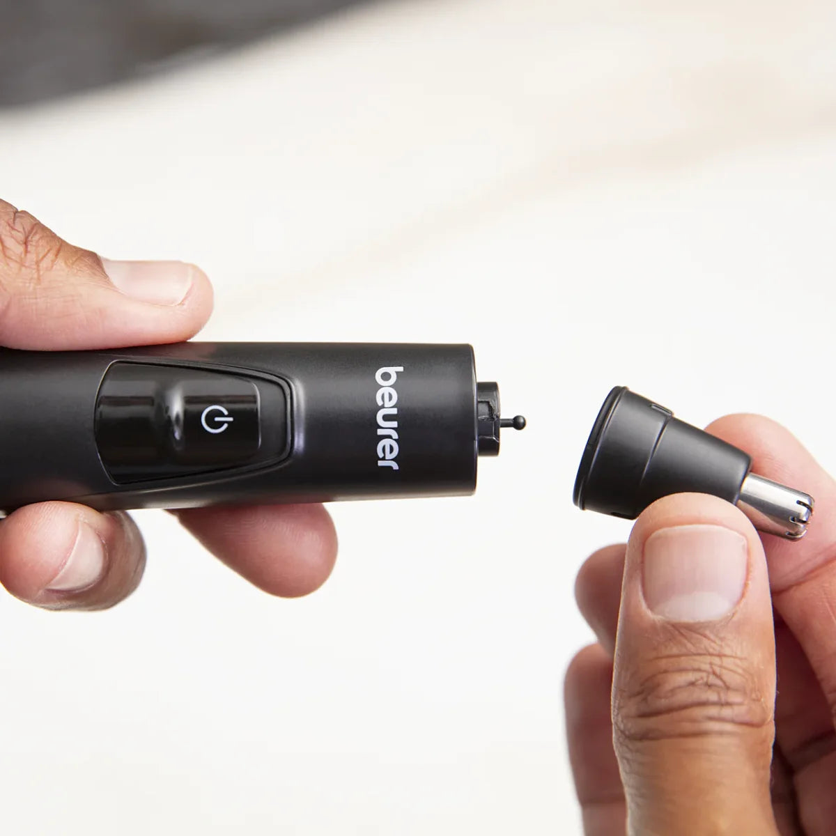 Beurer MN2X Tarkkuustrimmeri sisältää 3 vaihdettavaa päätä