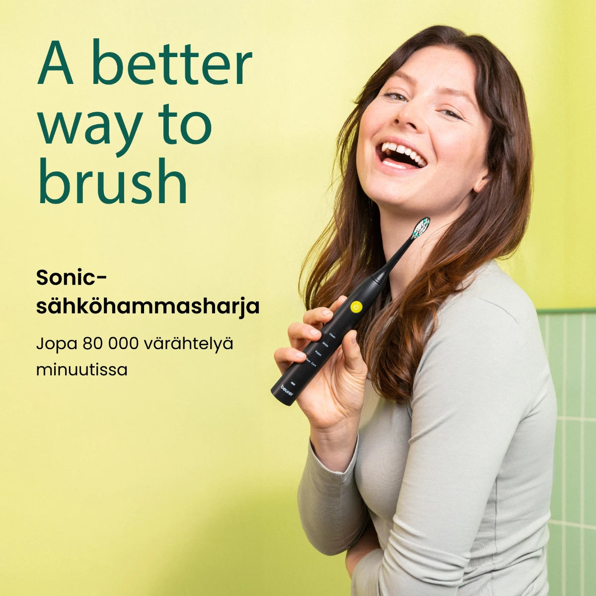 Beurer SC30 Sonic-sähköhammasharja jopa 80000 värähtelyä minuutissa