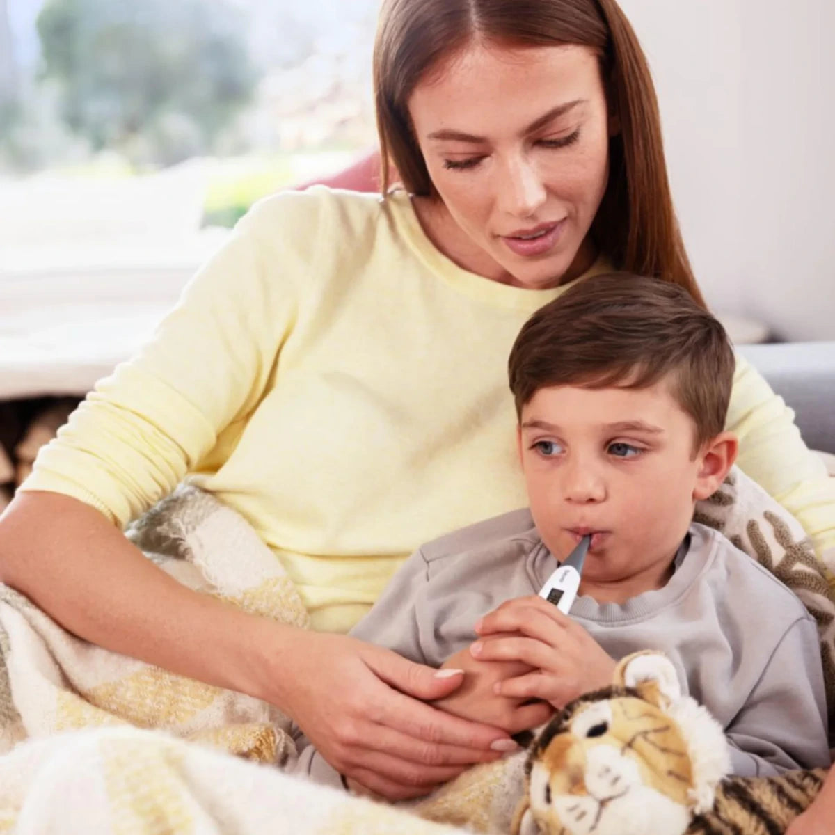 Beurer FT16 Digitaalinen kuumemittari sopii myös lämmön mittaamiseen suusta