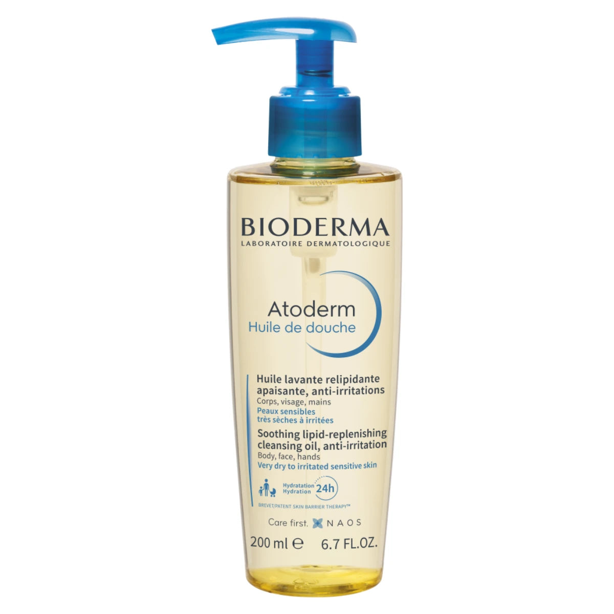 Bioderma Atoderm Cleansing Oil 200 ml –Rauhoittava ja kosteuttava puhdistusöljy erittäin kuivalle ja atooppiselle iholle