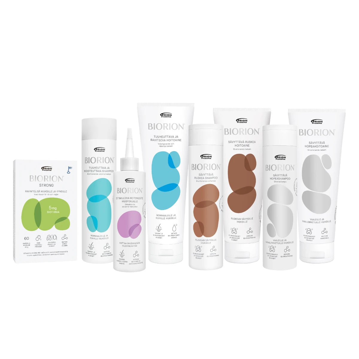 Koko Biorion-sarja hiustenhoitoon