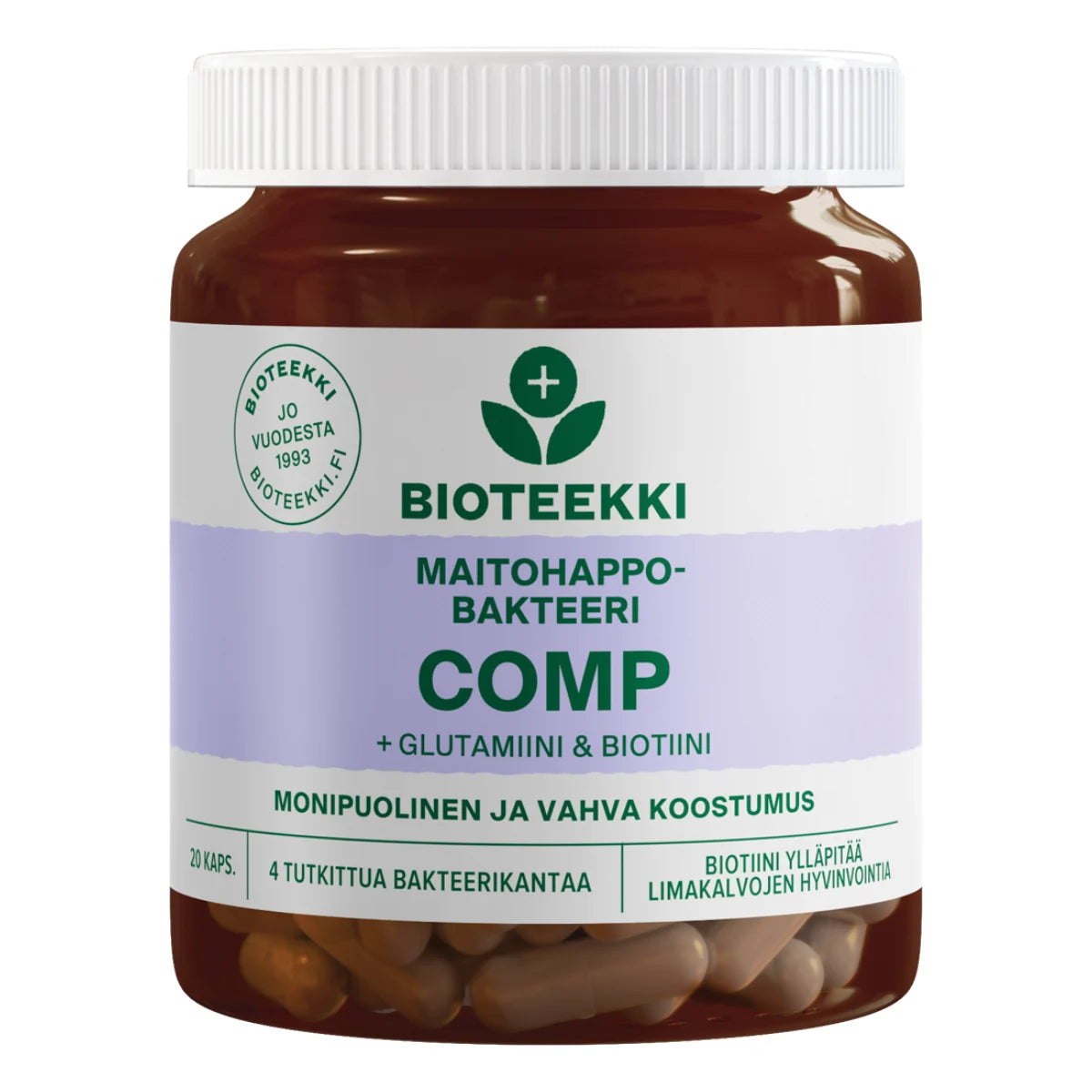 Bioteekki Maitohappobakteeri Comp 20 kaps