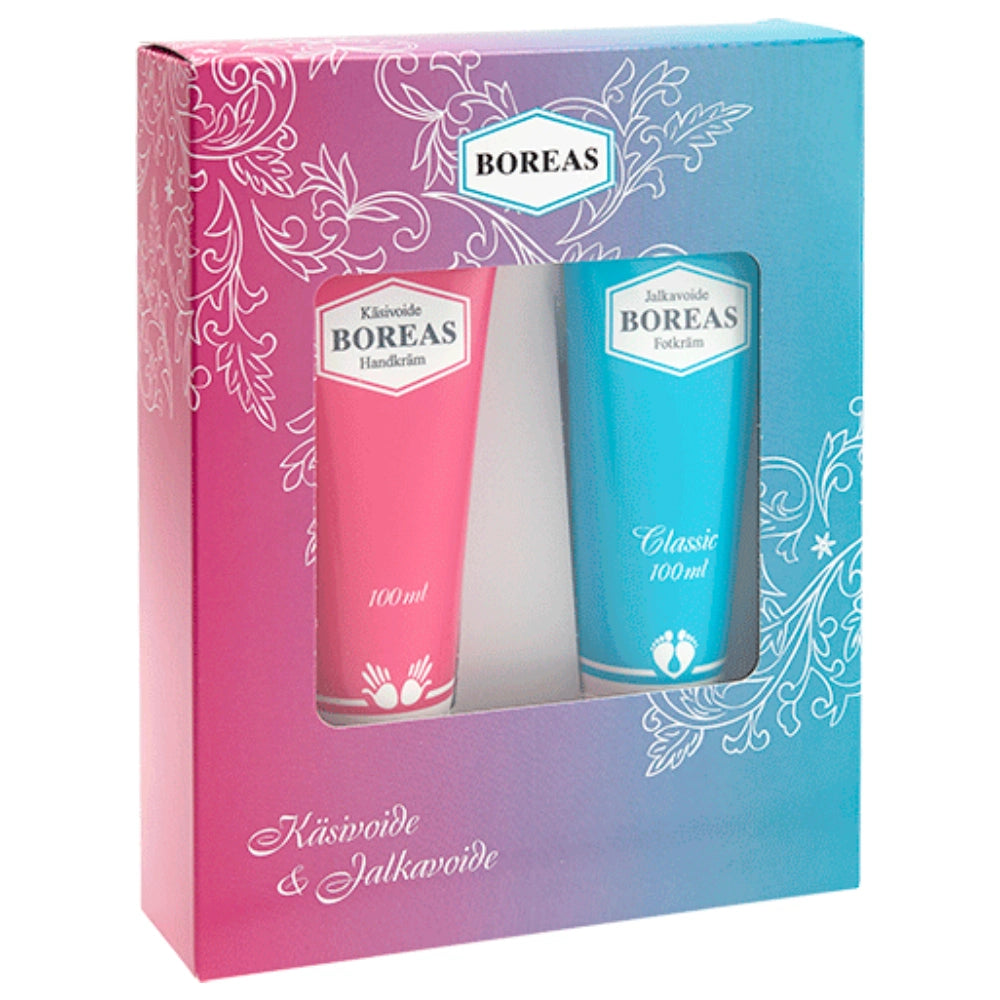 BOREAS Lahjapakkaus käsi- ja jalkavoide 1 kpl
