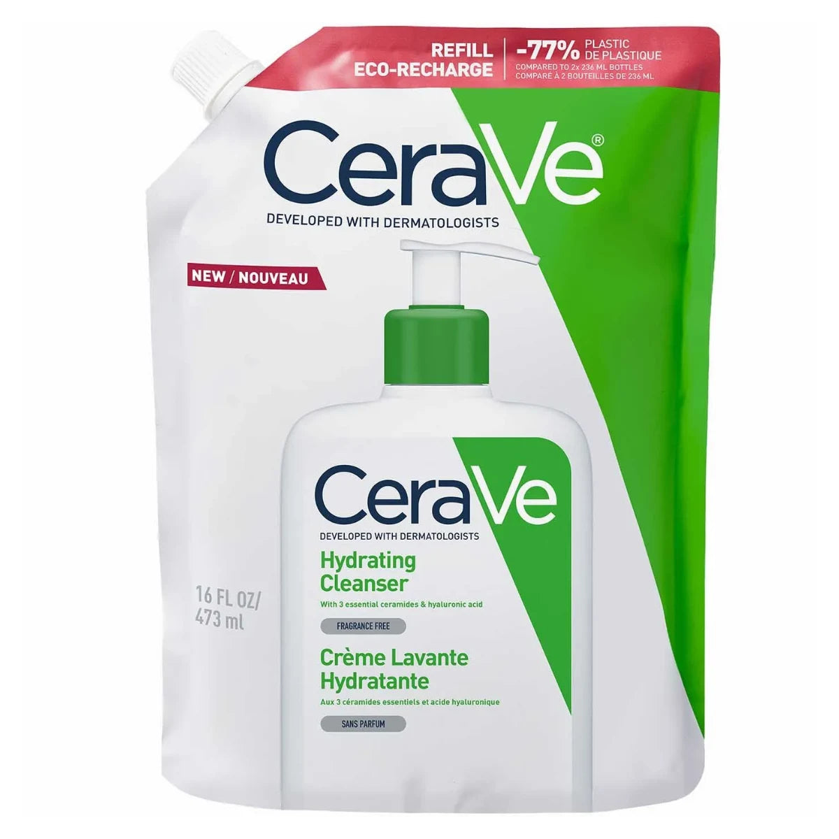 CeraVe Hydrating Cleanser – kosteuttava puhdistustuote täyttöpakkauksessa
