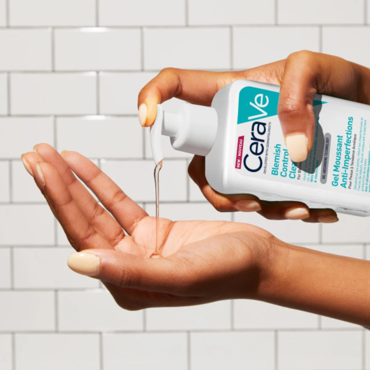 CERAVE Blemish Control Cleanser hajusteeton puhdistusgeeli 236 ml pumppupullossa