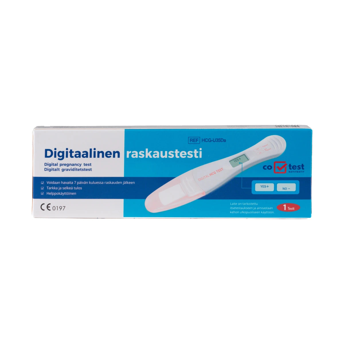 Co-Test Digitaalinen raskaustesti 1 kpl