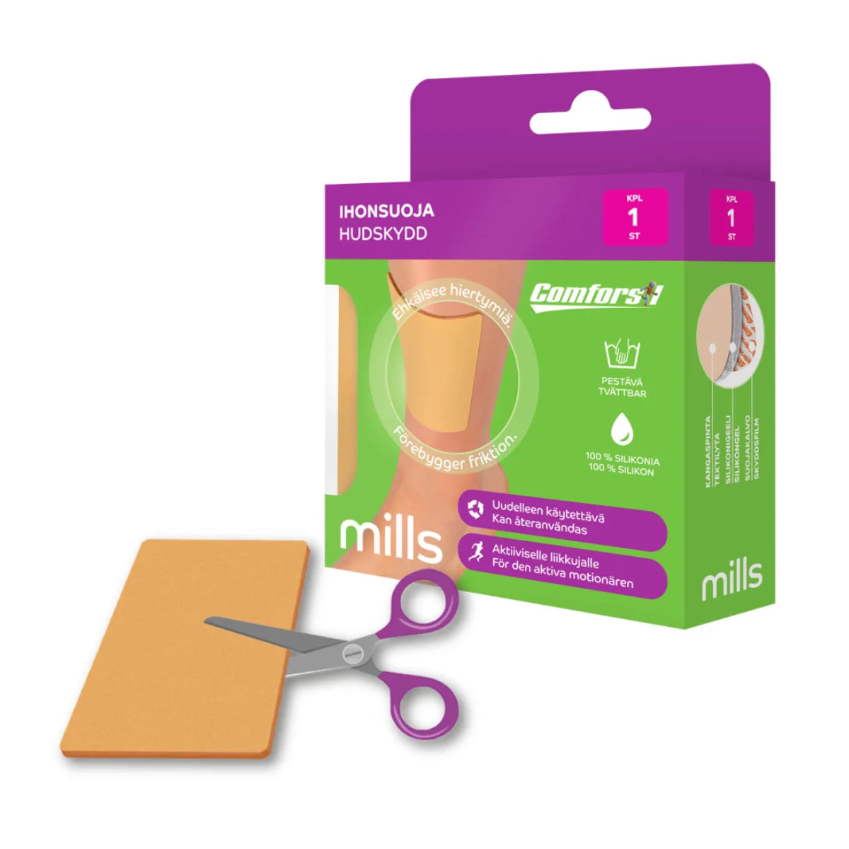 COMFORSIL Ihonsuoja 9,5 x 9,5 cm pestävä