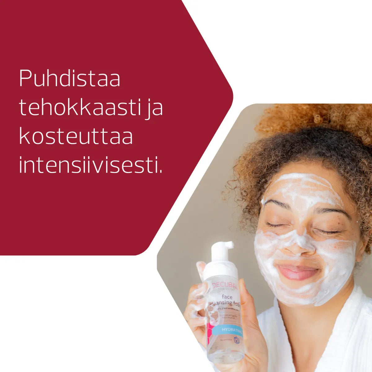 DECUBAL Face Wash puhdistusvaahto 150 ml puhdistaa tehokkaasti
