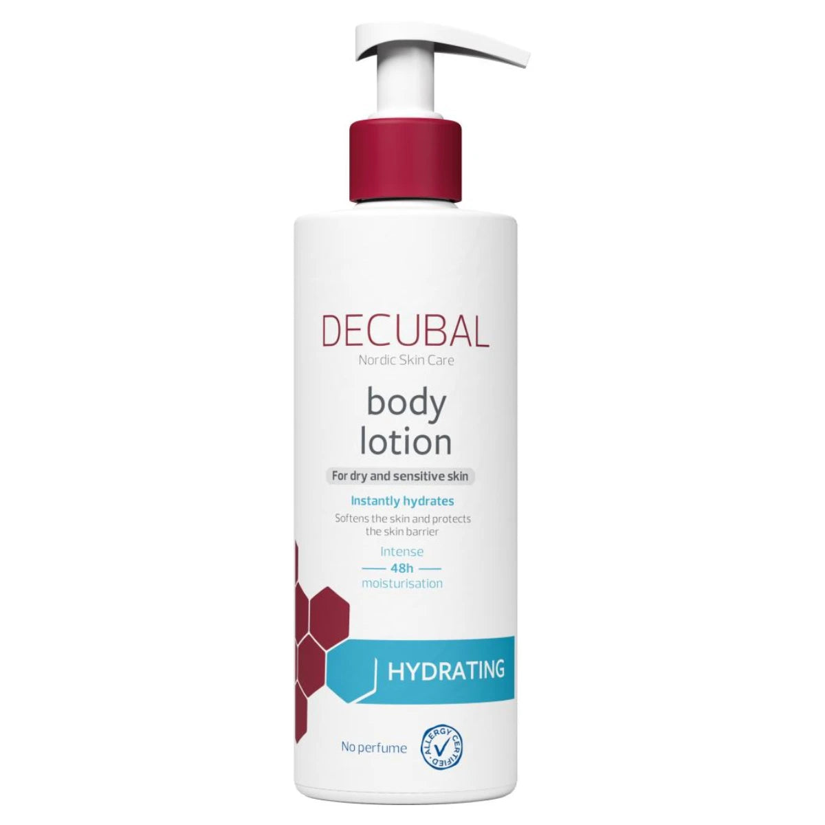 Decubal Hydrating Body Lotion vartalovoide 400 ml kuivalle ja herlkälle iholle välitöntä kosteutusta