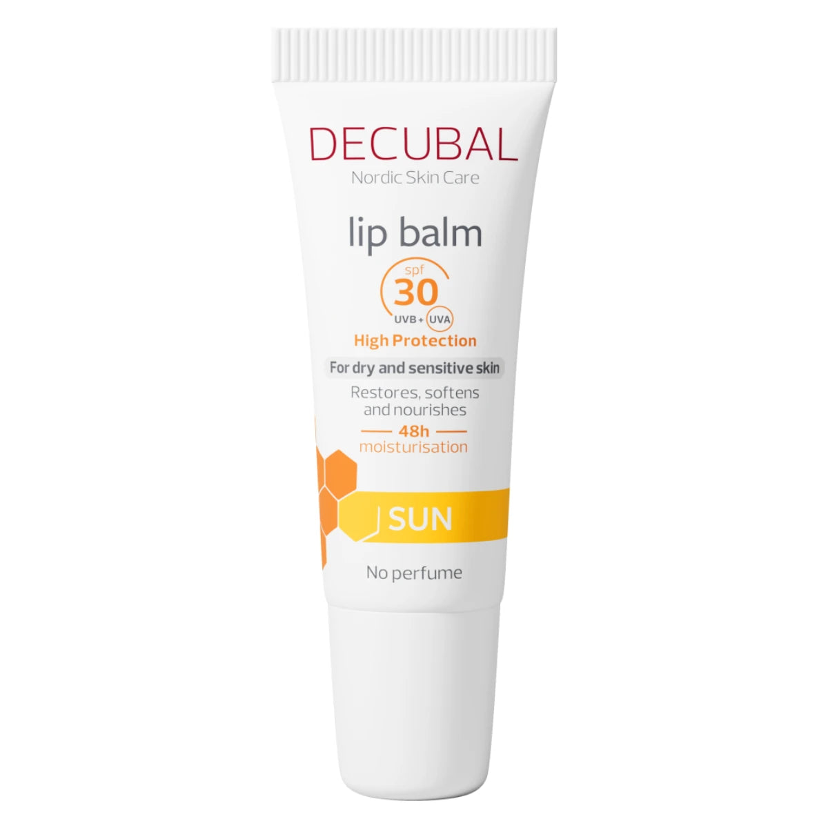 Decubal Sun Lip Balm SPF 30 10 ml – korjaava huulivoide aurinkosuojalla
