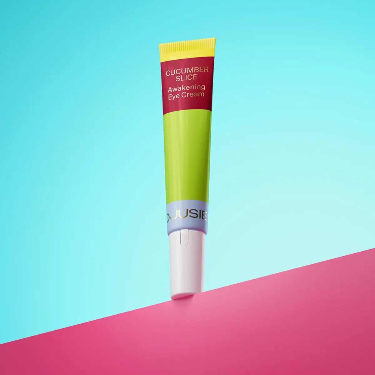 Djusie Cucumber Slice Awakening Eye Cream 15 ml – silmänympärysvoide, joka kirkastaa, virkistää ja suojaa ihoa