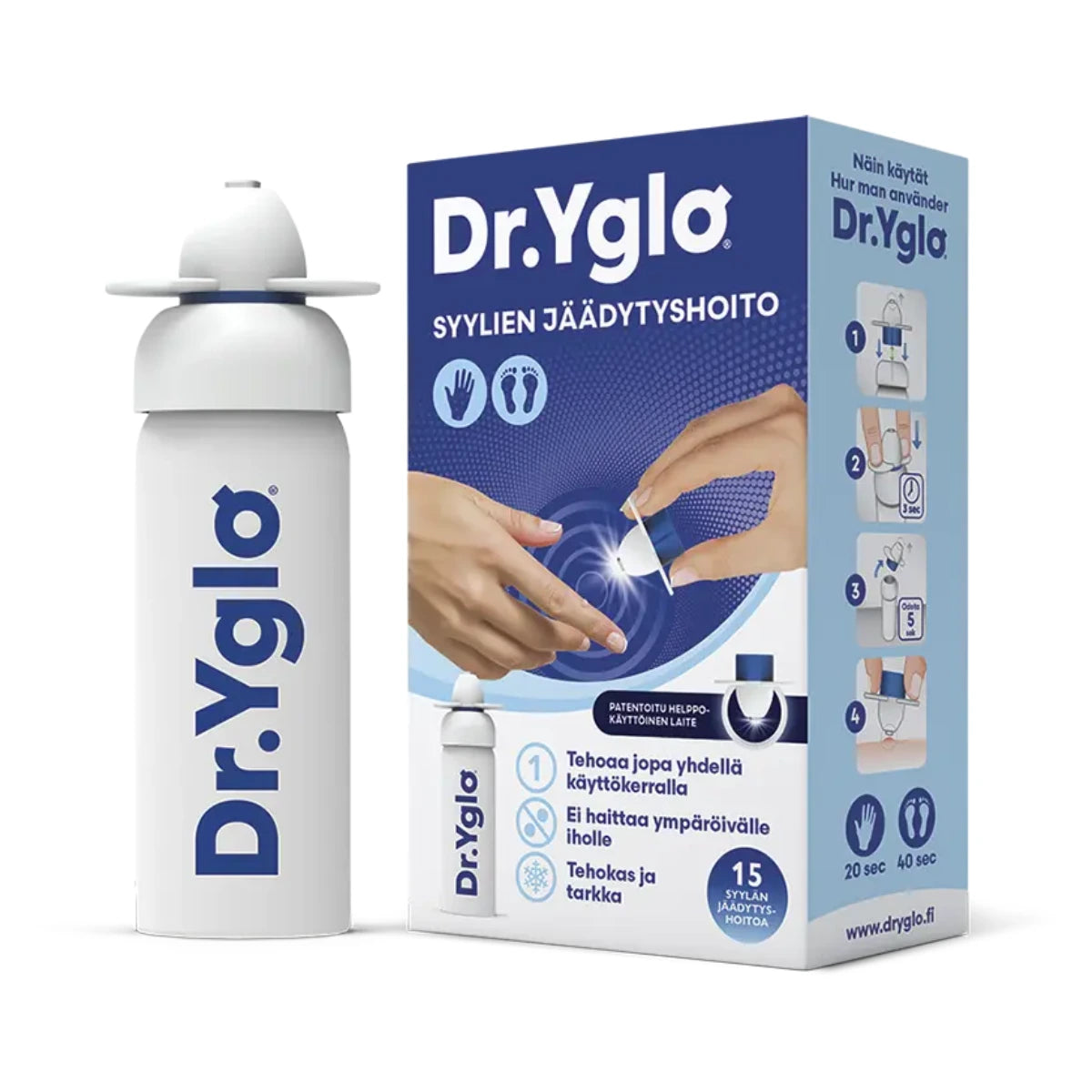 DR. YGLO Syylien jäädytyshoito 50 ml