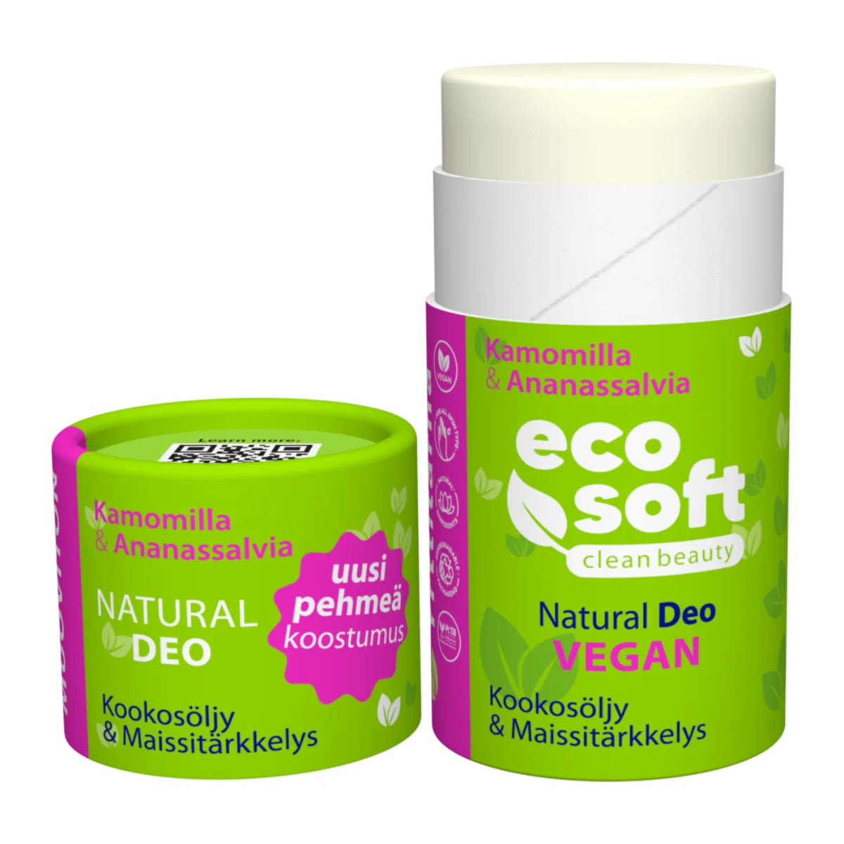 ECO Soft Natural Deo Kamomilla & Ananassalvia – luonnollinen ja ympäristöystävällinen deodorantti