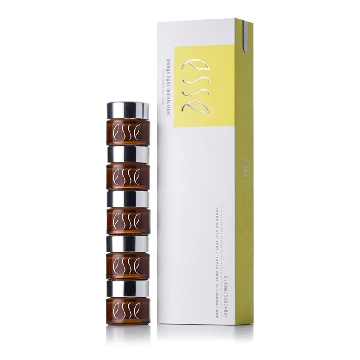 Esse Omega Light Moisturiser 5 x 10 ml – mattapinnan jättävä kosteusvoide nuorelle iholle