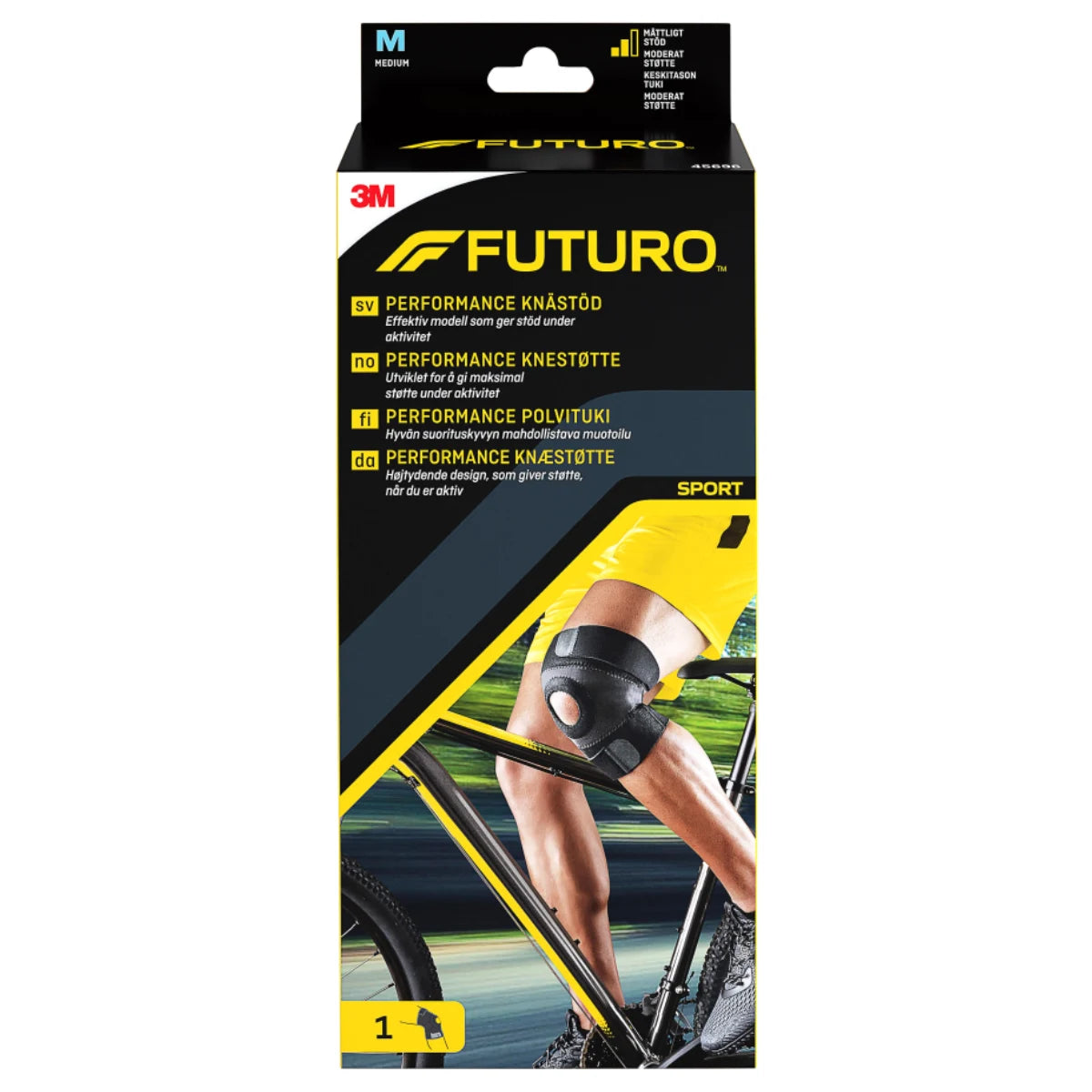 FUTURO Performance polvituki M keskitasoista tukea antava aktiiviliikkujalle