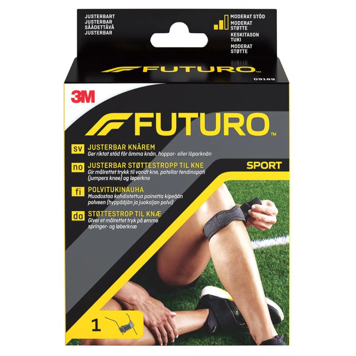 FUTURO Polvitukinauha on säädettävä tuki aktiivisille urheilijalle