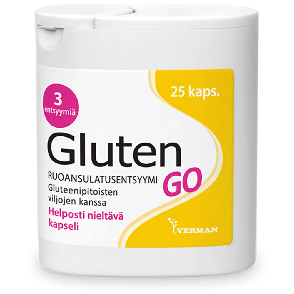 GLUTEN Go ruoansulatusentsyymikapseli 25 kpl