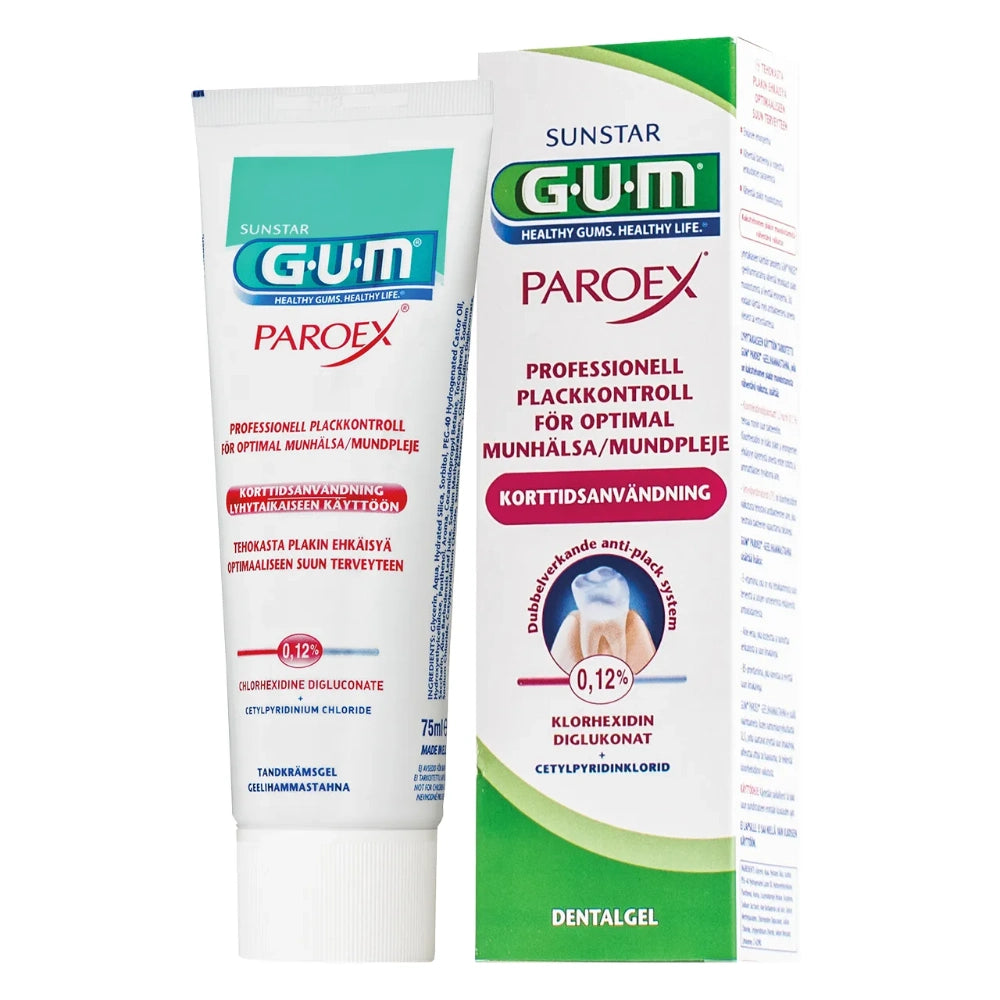GUM Paroex 0,12% geelihammastahna 75 ml