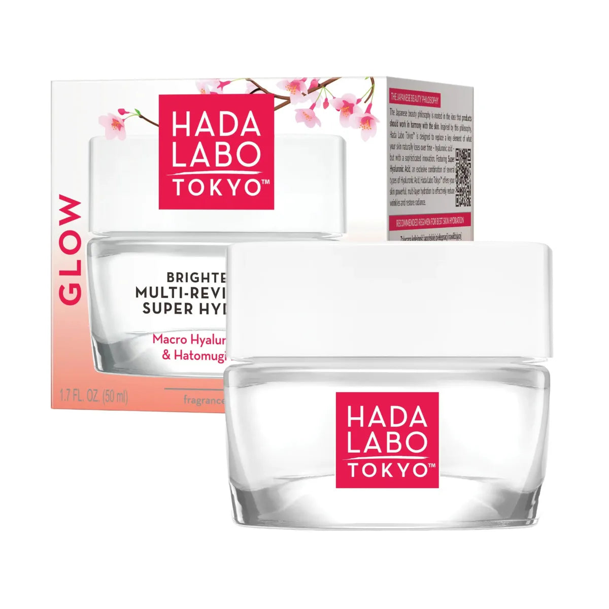 HADA Labo Tokyo Glow Brightening Multi-Revitalizer Super Hydrogel kosteuttava ja hehkua antava hydrogeeli kasvoille