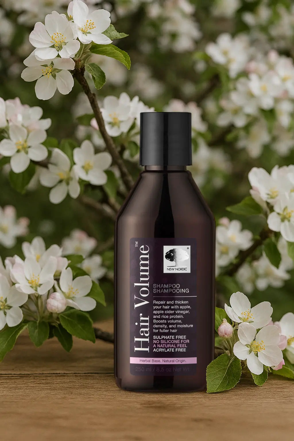 HAIR Volume™ Tuuheuttava Shampoo 250 ml – Terveet, tuuheammat ja vahvemman tuntuiset hiukset