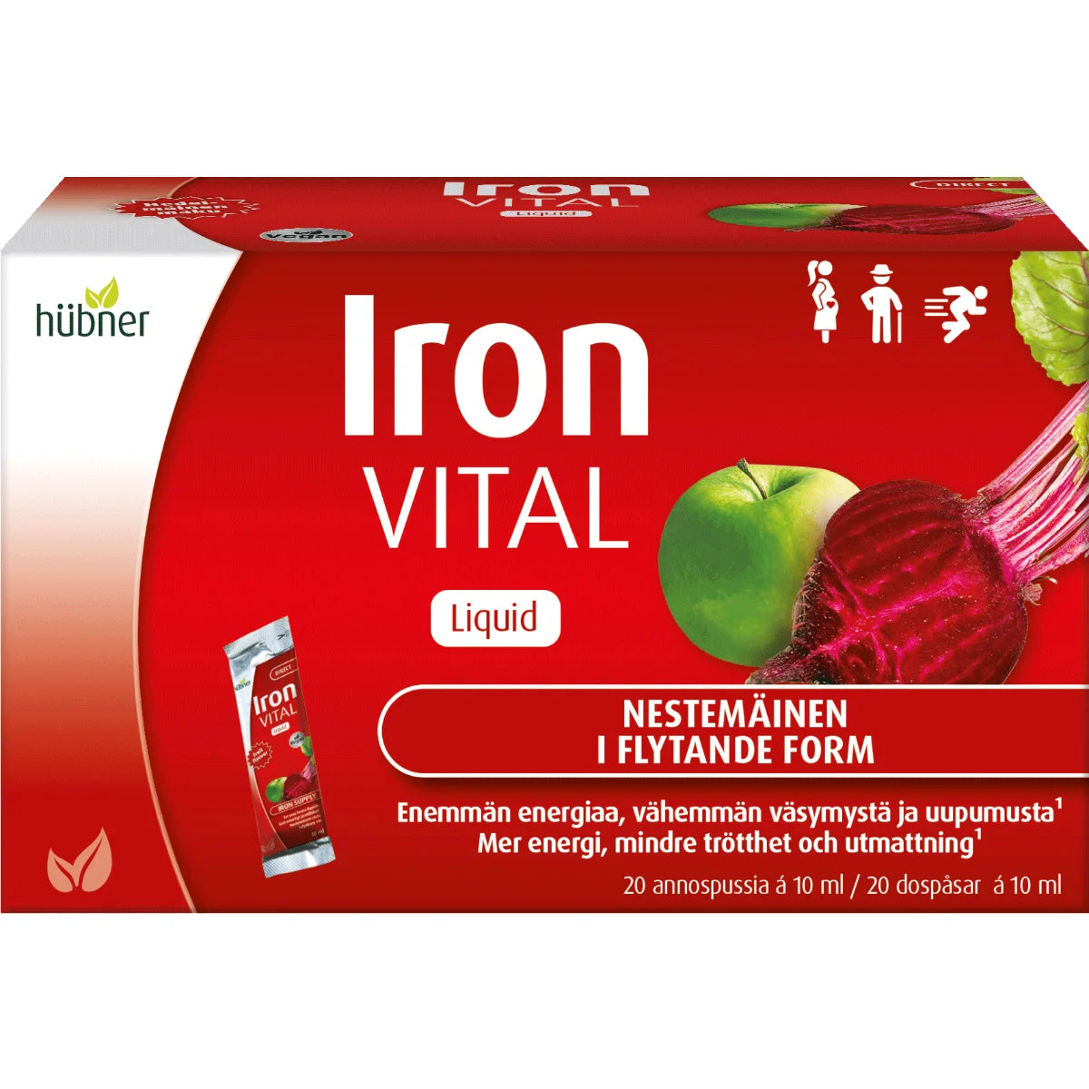 Hübner Iron Vital annospussi 20x10 ml