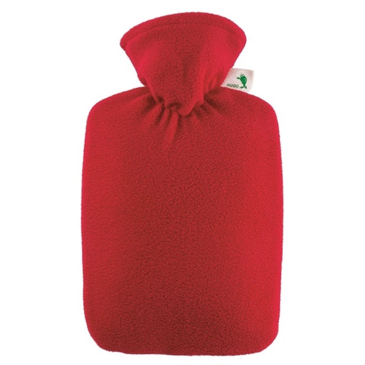 HUGO Frosch kuumavesipullo punainen fleece-päällisellä 1 kpl