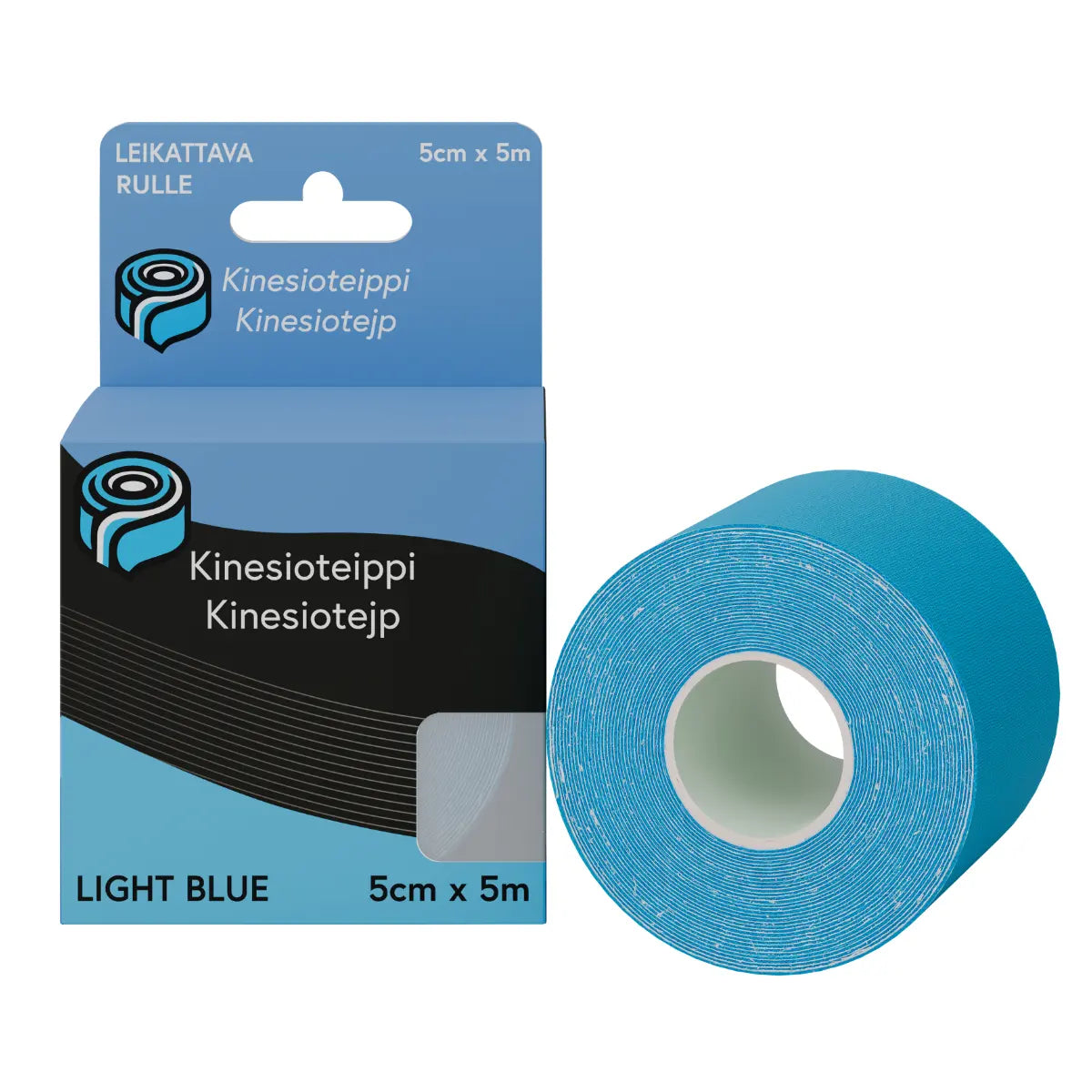 Kinesioteippi Light Blue 5 cm x 5 m Decem Pharma 1 kpl