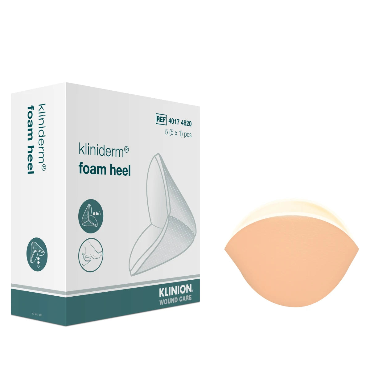 Kliniderm Foam Heel 5 kpl