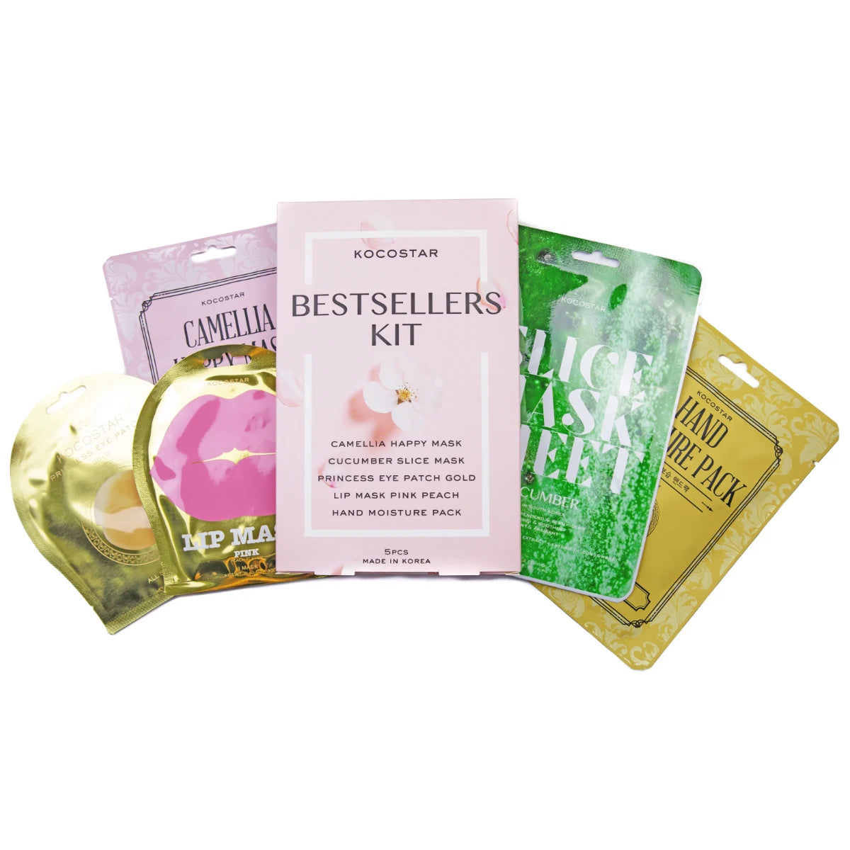 KOCOSTAR Bestsellers Kit sisältää 6 kangasnaamiota