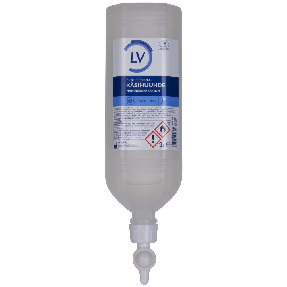 LV Käsihuuhde herkkäihoisille dispenso 1l