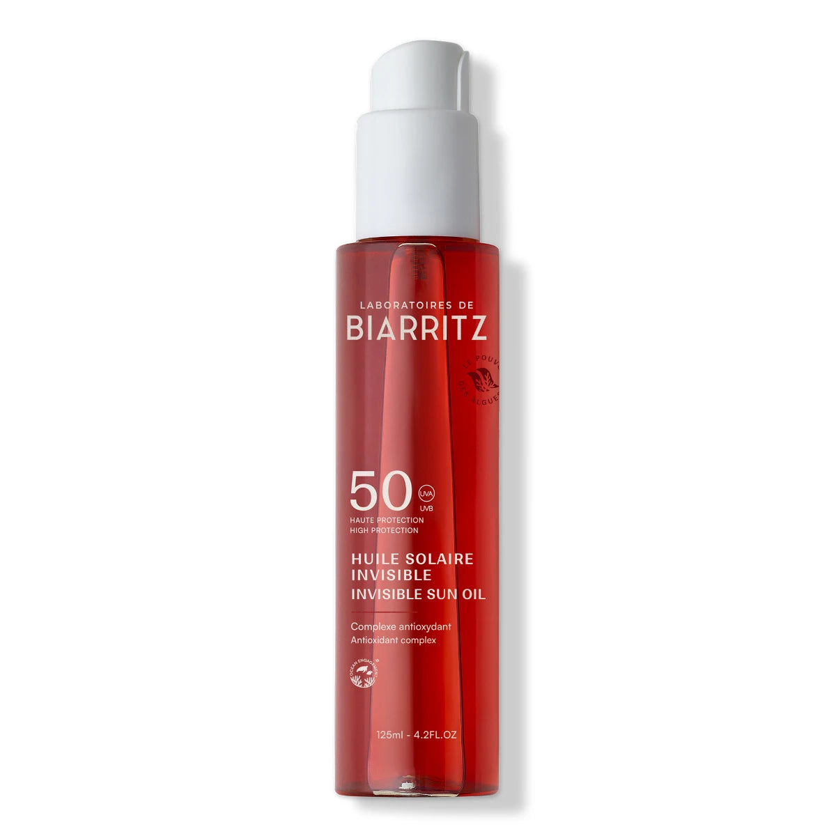 Laboratoires de Biarritz Invisible Oil SPF50 – korkean suojan aurinkosuojaöljy