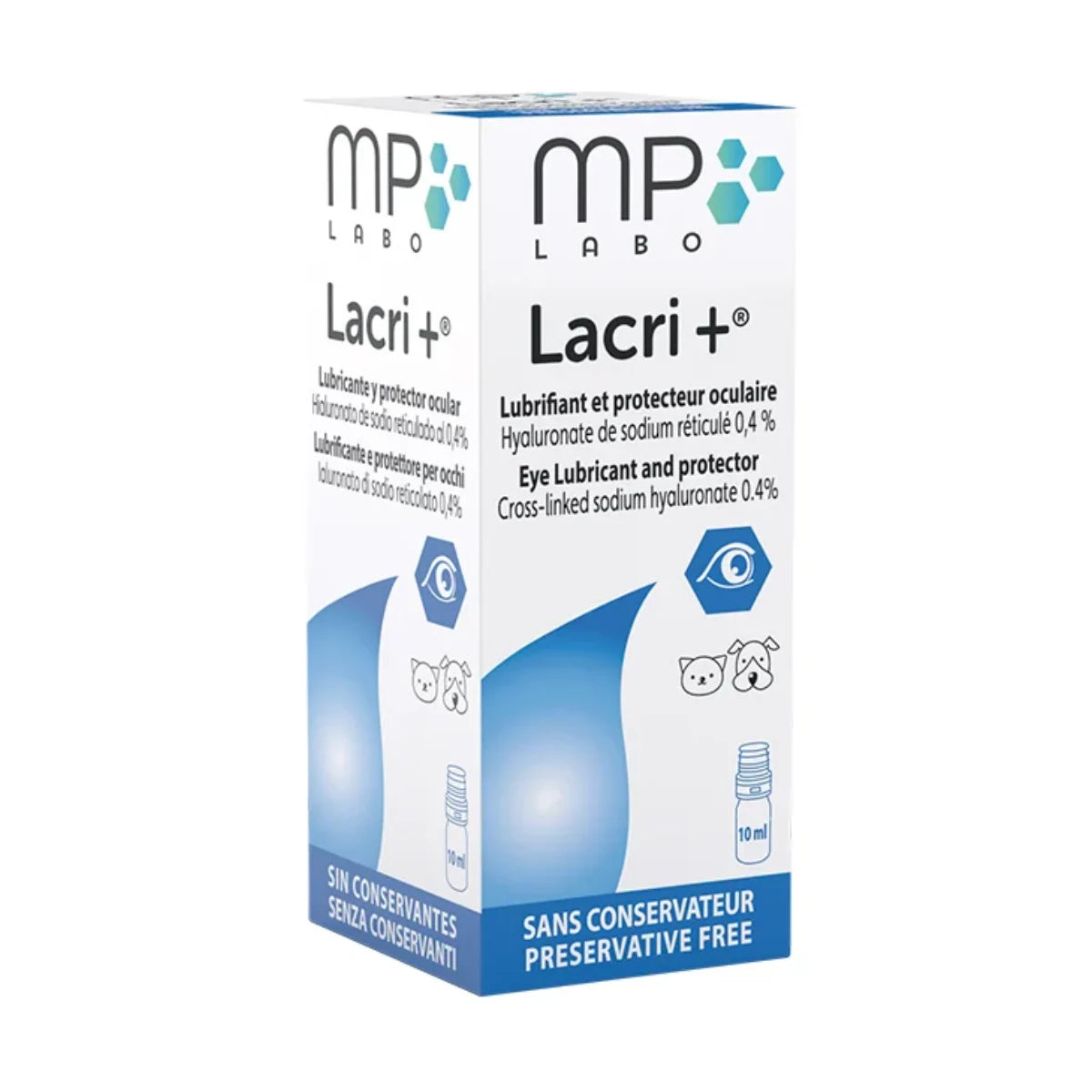Lacri+ silmätipat eläimille 10 ml