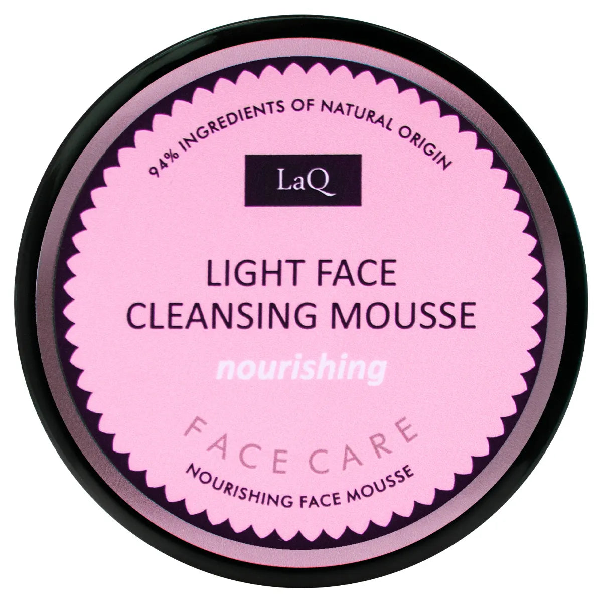 LAQ Kevyt kasvonpuhdistusvaahto pioni 40 g ravitseva tuote herkälle iholle