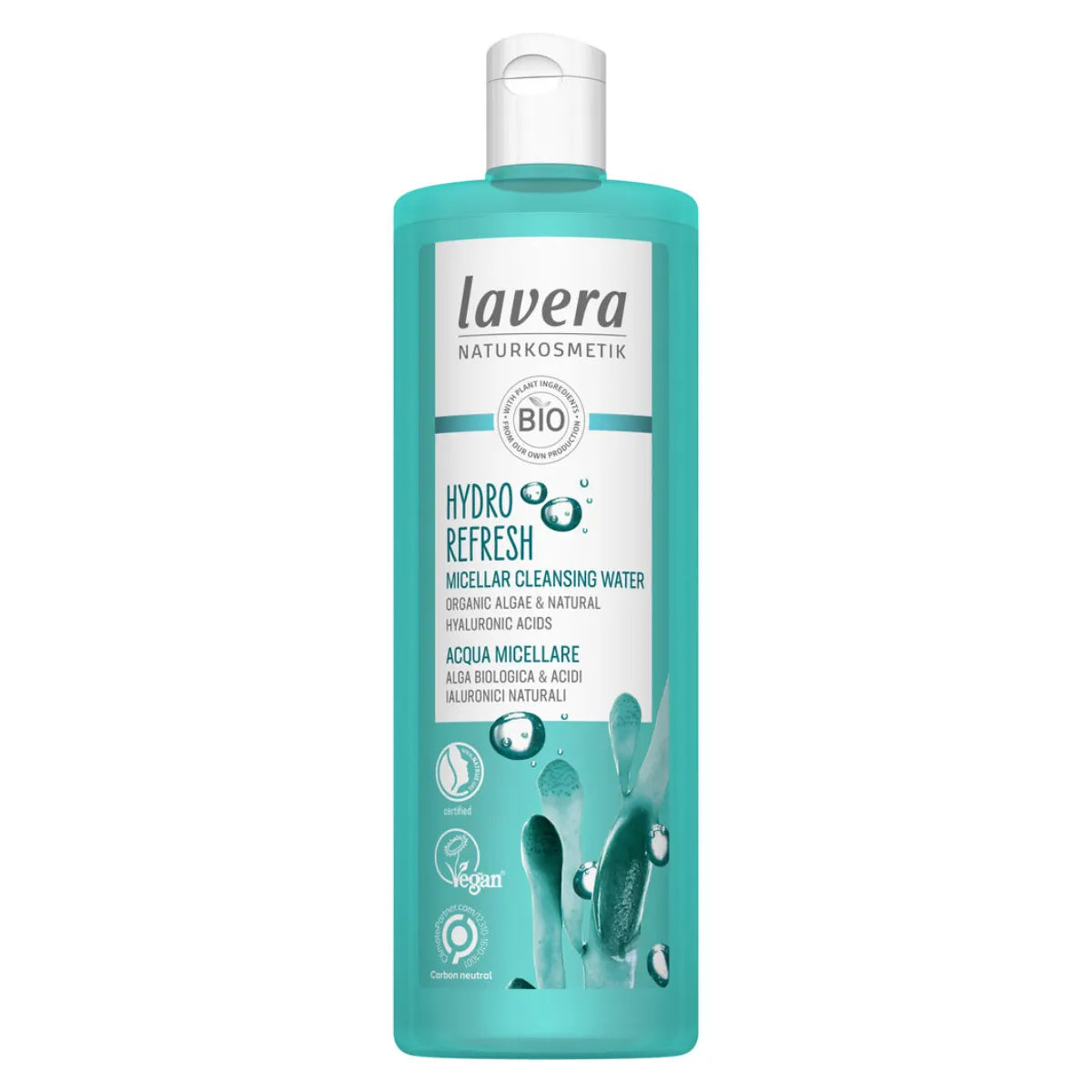 Lavera Hydro Refresh Micellar Water 400 ml – Luonnollisen raikas ja kosteuttava misellivesi