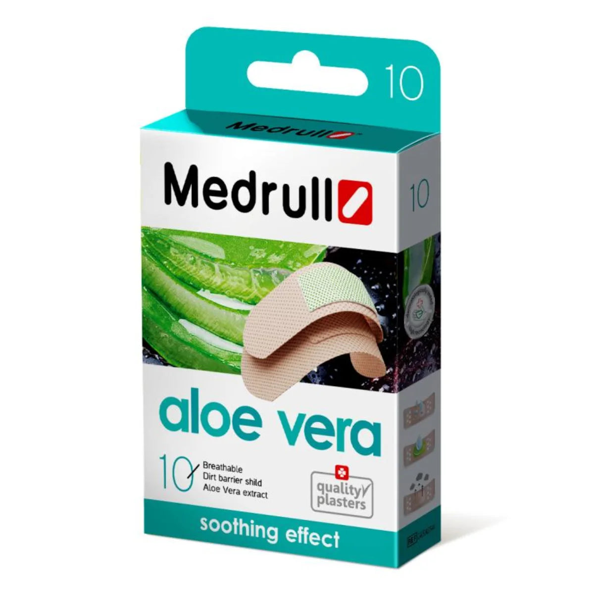 Medrull Aloe Vera antibakteerinen laastari 10 kpl