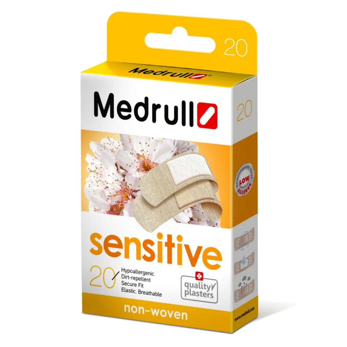 Medrull Sensitive laastari herkkä iho 20 kpl