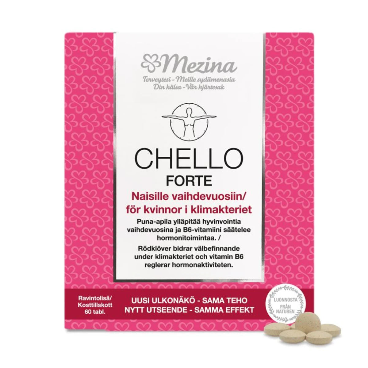 MEZINA Chello forte + B6-vitamiini 60 tabl