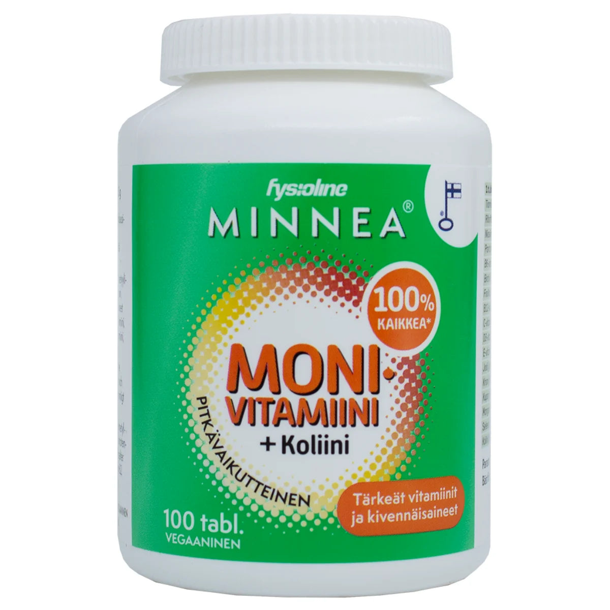 Minnea monivitamiini+koliini 100 tabl
