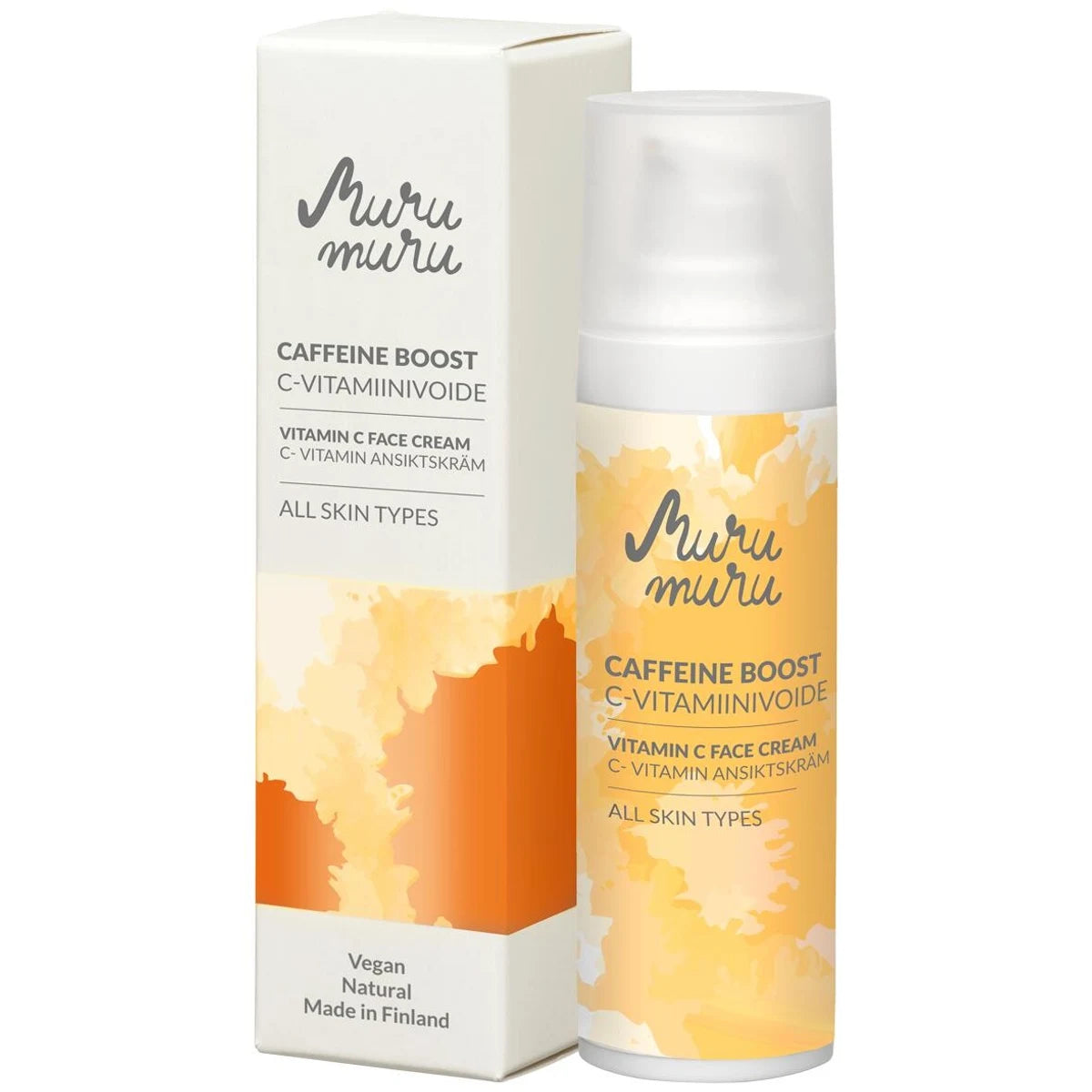 Murumuru Caffeine Boost C-vitamiinivoide 30 ml – virkistävä ja kirkastava C-vitamiinivoide