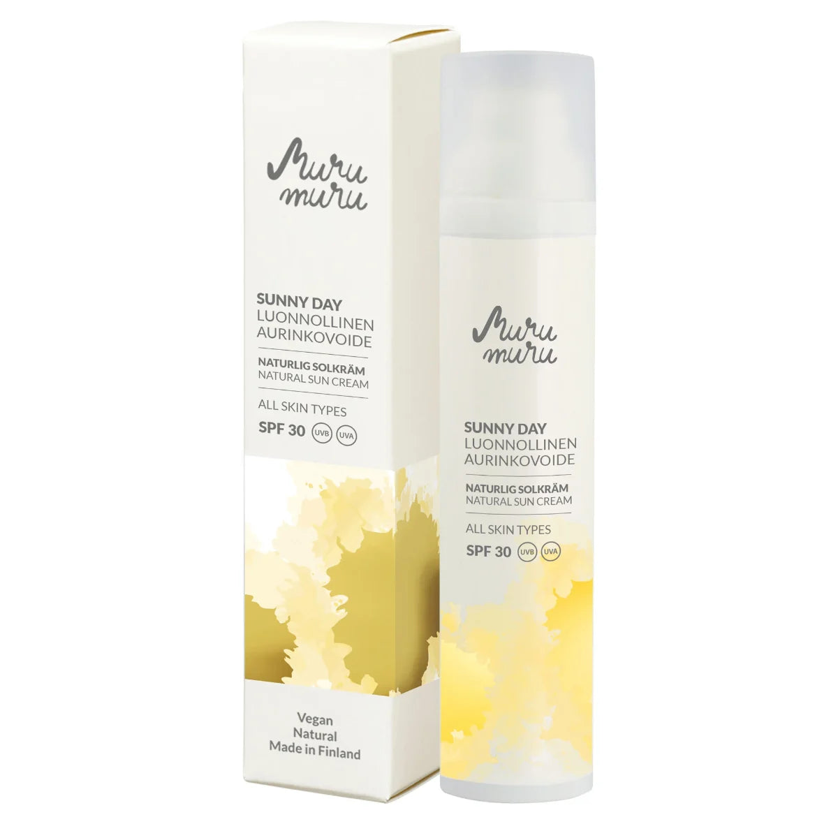 Murumuru Sunny Day Luonnollinen Aurinkovoide SPF 30 100 ml