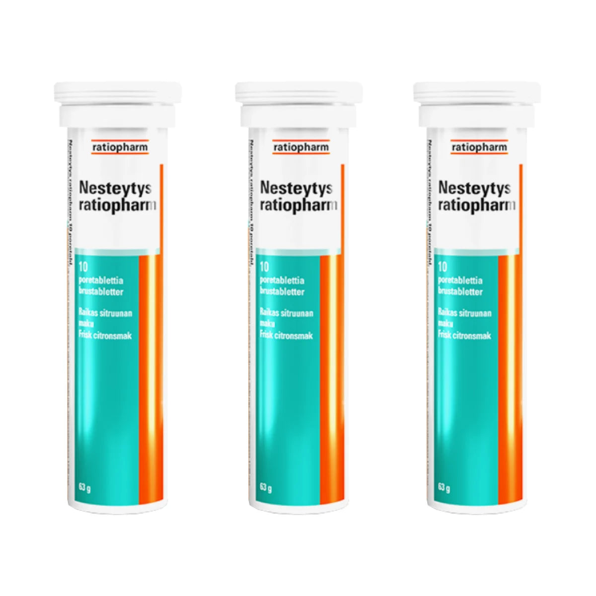 NESTEYTYS Ratiopharm poretabletti 3x10 kpl kampanjapakkaus