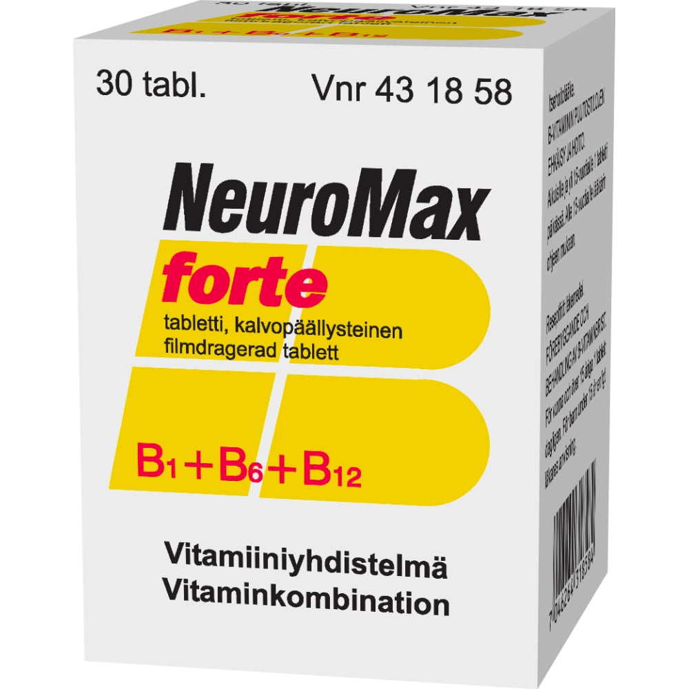 NEUROMAX FORTE tabletti, kalvopäällysteinen 30 tabl